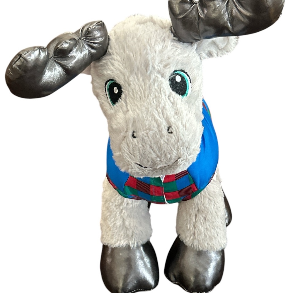 Plush Reindeer Silver Antlers Puffer Vest Build‎ a Bear Workshop 2018